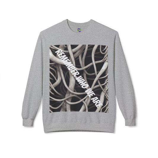 Unisex Inspirational Fleece Crewneck Sweatshirt, Gift for Friends, Motivational Apparel, Cozy Sweatshirt, Everyday Wear, Thoughtful Present